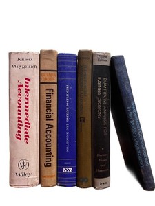 Vintage Business Accounting Economics Textbook Lot Kieso Banking Finance 6 Books