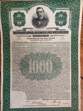 The Philadelphia Baltimore and Washington Railroad Company General Mortgage Bond
