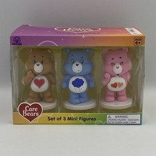 Care Bears Set of 3 Mini Figures Tenderheart Grumpy Love-a- Lot 3" Culturefly