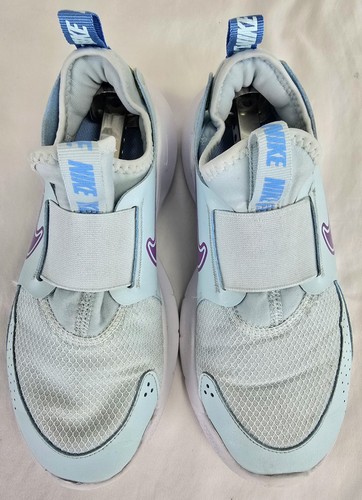 Scarpe da corsa Nike Flex Runner 3 bambina 3 anni blu ghiacciaio viola sneakers bambino - Foto 4 di 9