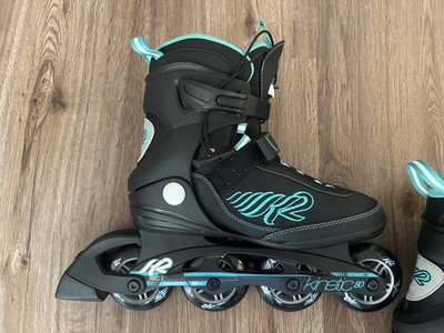 K2 Kinetic 80 W Inline Skates Roller Blades Womens Size US 8 (UK 5.5) EUR 39