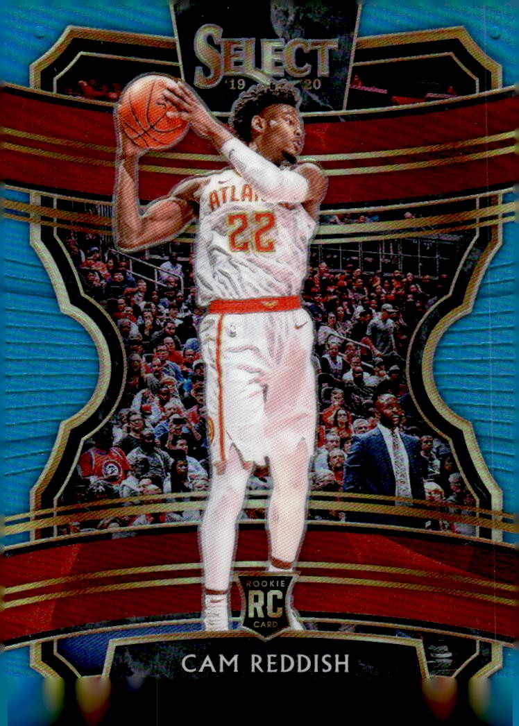 2019-20 Panini Select #96 Cam Reddish Light Blue Prizms #/299