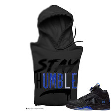 Hoodie To Match Awake NY x Air Jordan 5 Retro Black Racer Blue