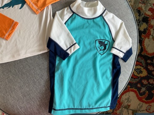 Big Chill, Crazy 8 rashguards (2) boys sz 4, EUC one ls, one sl well made - Picture 3 of 6