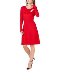 I.N.C Womens Cutout Sweater Dress