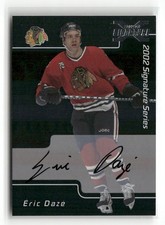 2001-02 ITG Be A Player Signature Series Vault Black Eric Daze #068 Auto