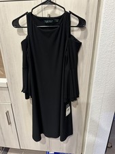 Lauren Ralph Lauren Women's Vintage Black Cold Shoulder Beautiful Dress Size 4 