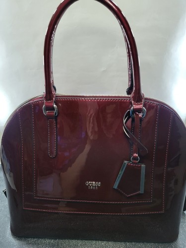 Authentic Guess Purse Burgundy Large Hand Bag - Picture 3 of 15