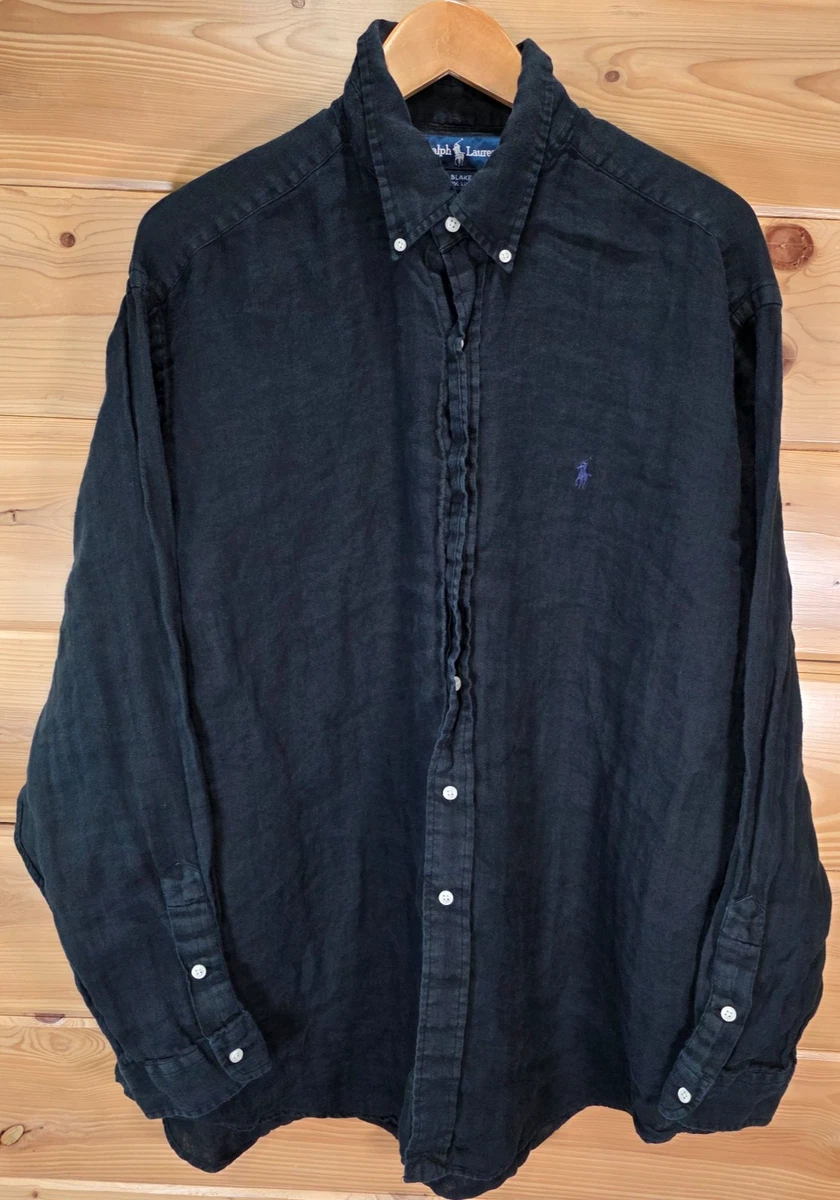 Ralph Lauren Linen Casual Button-Down Shirts for Men for sale | eBay