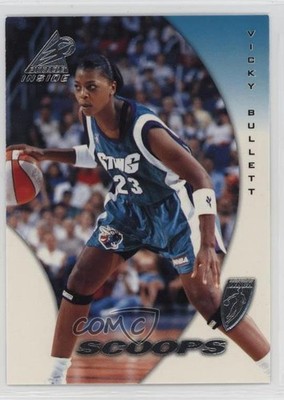1997 Pinnacle Inside WNBA Scoops Vicky Bullett #68 Rookie RC 05v0