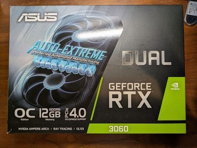 ASUS Dual GeForce RTX 3060 V2 OC 12GB GDDR6