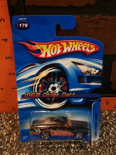 Hot Wheels 2006 Collettore #176 1968 DODGE DART Nero - Foto 1 di 6