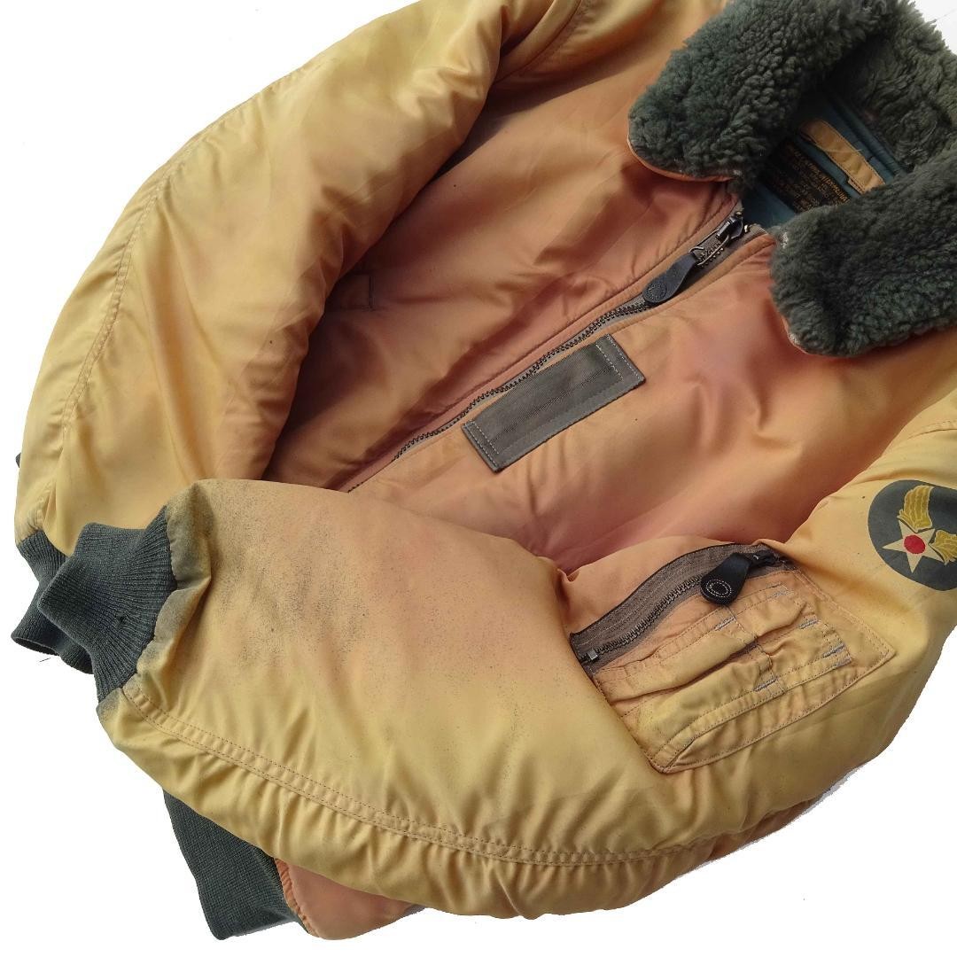 Buzz Rickson's B-15D Flight Jacket Nitro Fade Mod… - image 8