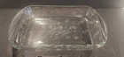 1960 Anchor Hocking Savannah Clear 8x12 Baking Dish Savannah Rose Vintage