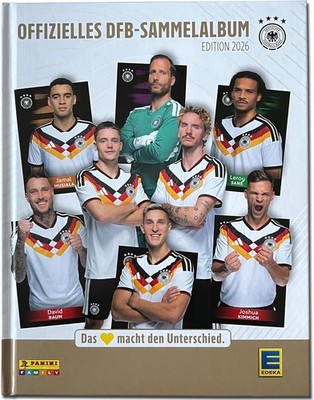 Offizielles DFB-Sammelalbum Hardcover Edeka Edition 2026 Panini DFB-Sammelkarten