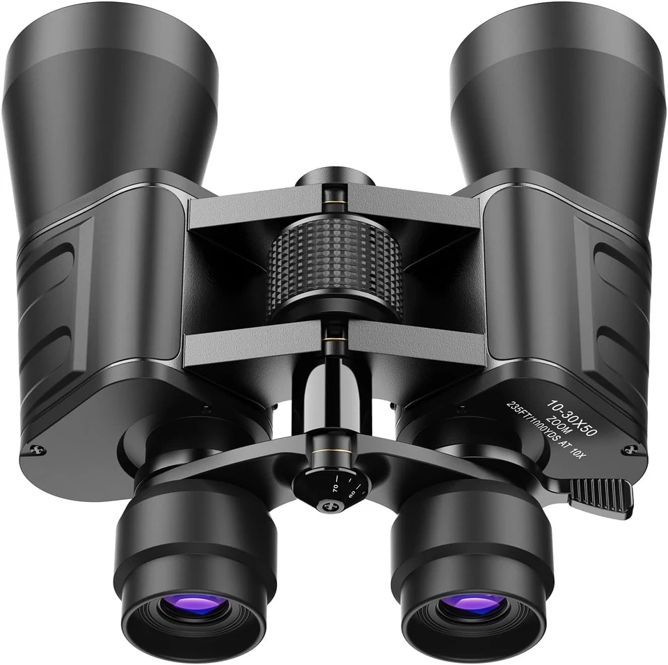 HD Professional 10-30x50 Military Zoom Binoculars for Bird Watching & Hiking - Image 3 of 4