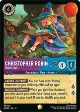 Disney Lorcana Christopher Robin - Hunny Sage 61 Legendary AOV NM