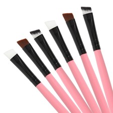 Angled Fine Eyeliner Brush  Professional Precision Thin Point Liner Makeup Br...