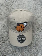 Chainsaw Man Pochita Hat Cap Khaki Anime Adjustable Bioworld Crunchyroll NEW
