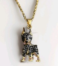 Doberman Necklace 19 Inch