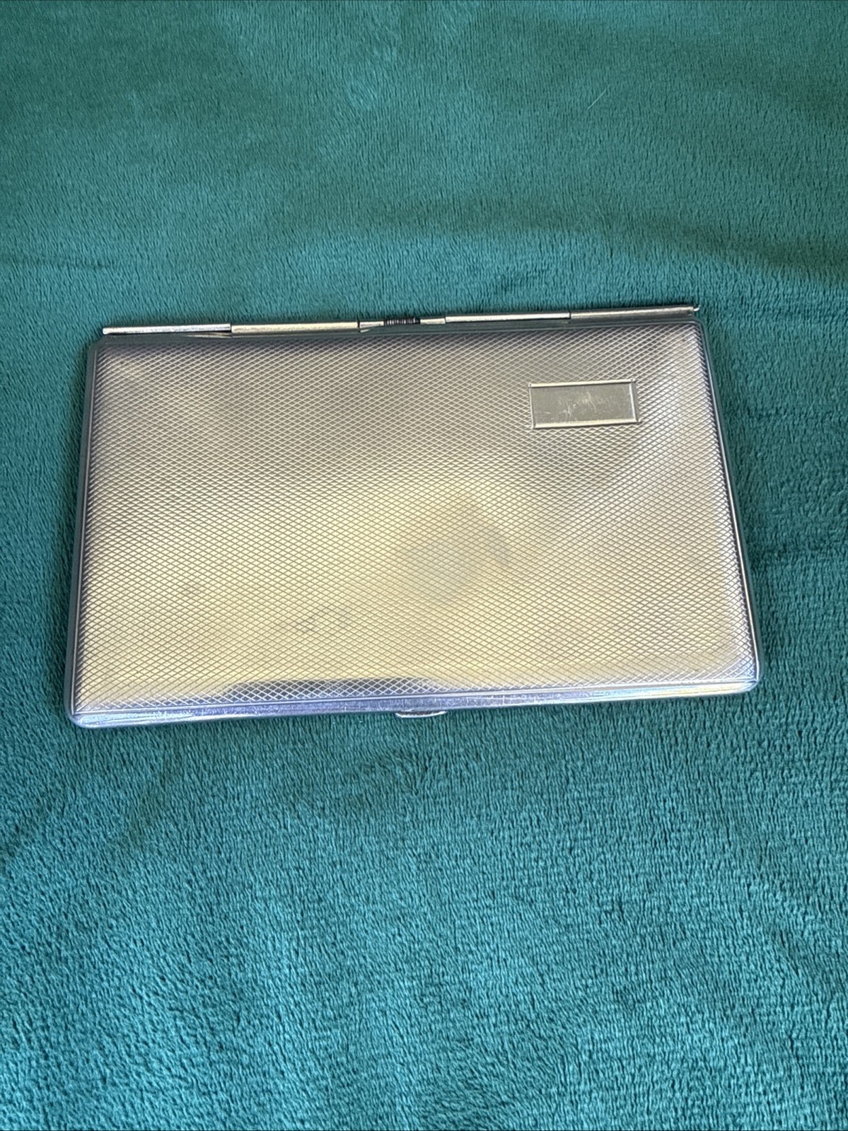 Vintage Aristocrat Chrome Plate Cigarette Case – Made in England – Classic Desig
