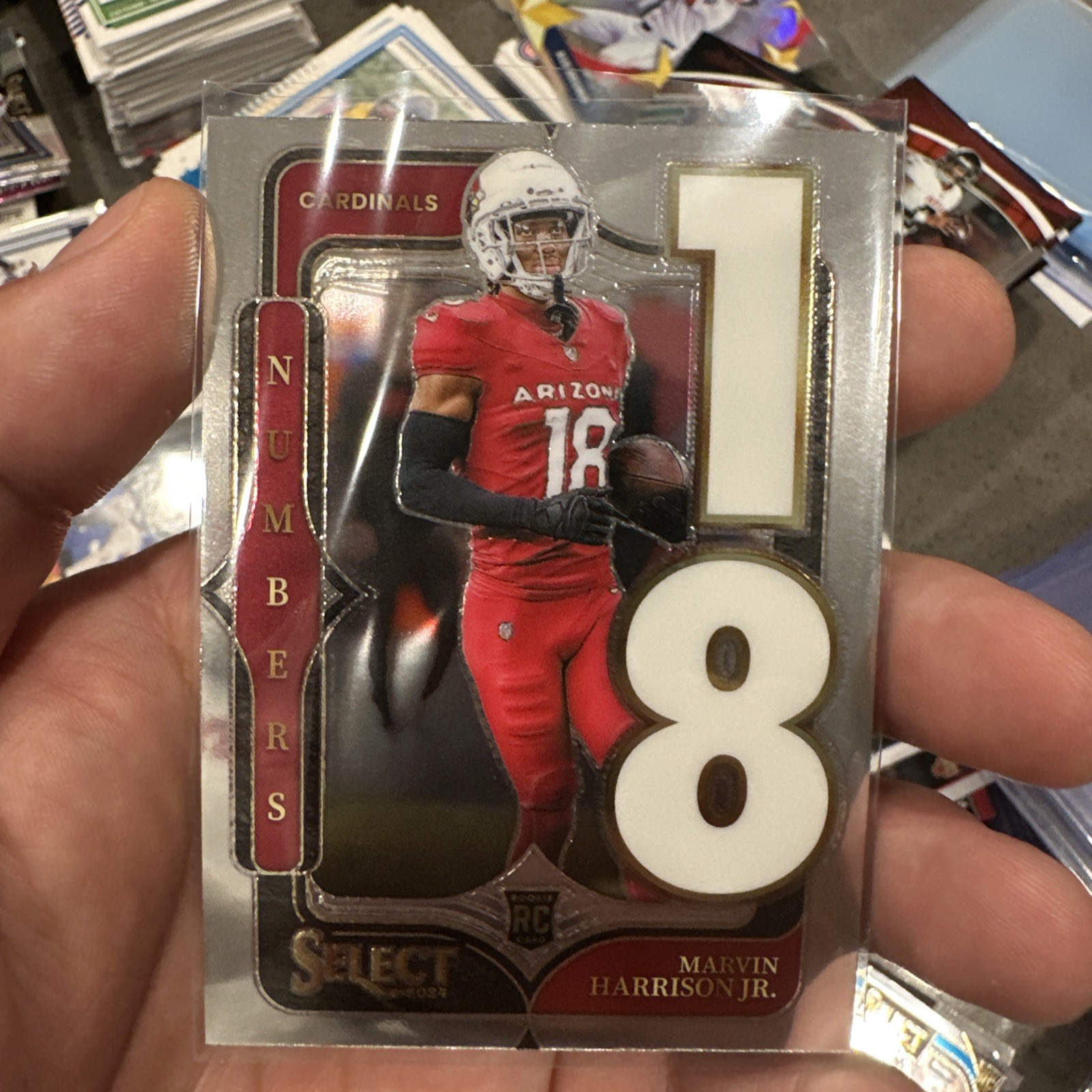 2024 Panini Select - Select Numbers Marvin Harrison Jr. #4 (RC)