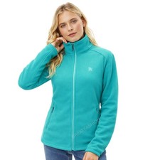 Ladies Fleece Jacket Womens Coat Zipped Pockets Warm Outerwear Double Fleece NEW