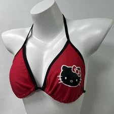 Hello Kitty Sanrio String Bikini Top Triangle Women’s Size Large