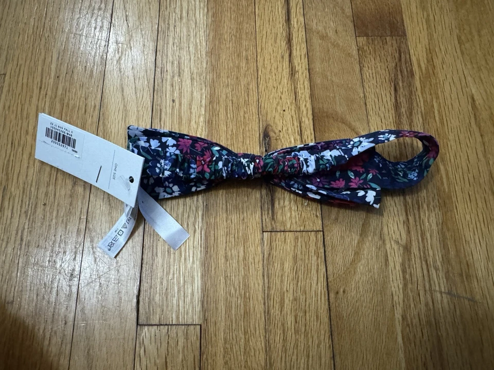 Janie And Jack Blue Floral Baby/Toddler One Size Fits All Bow Headband - Image 3 of 3