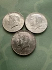 1964 Kennedy Half Dollar Silver Coins Lot of 3