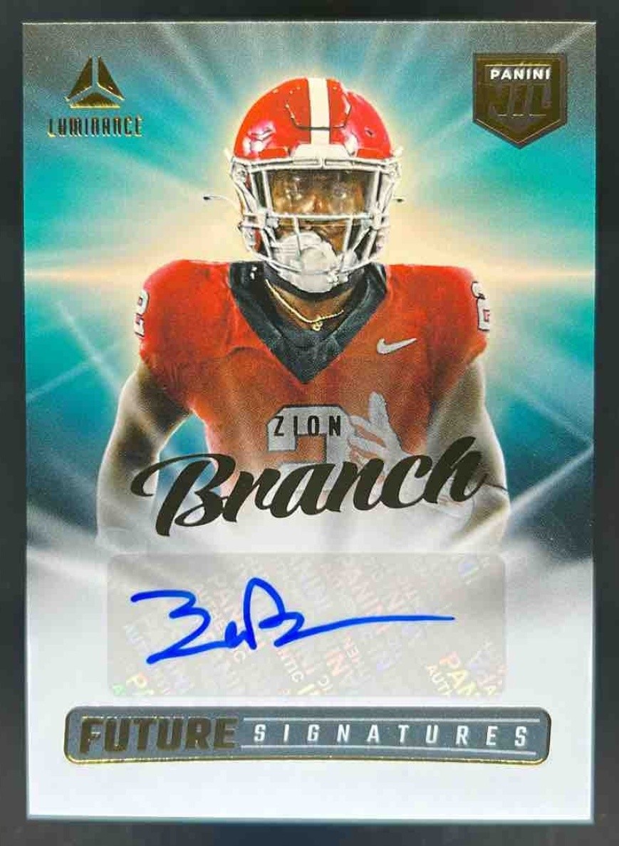 2025 Panini Luminance Zion Branch Future Signatures NIL Auto #NIL-ZIB Bulldogs