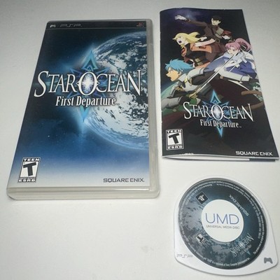 Star Ocean First Departure Video Game For Sony PSP Case & Manual Tested Complete
