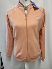 NWT Adidas Womens Originals SST TRACK JACKET Dusty Pink Peach Sz M