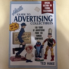 Vintage Book Hake’s Guide To Advertising Collectibles 1992