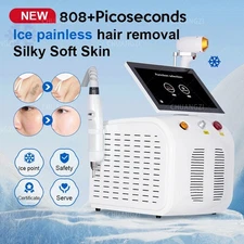 2 in 1 808nm Diode Laser Hair Removal & Pico Nd Yag Laser Tattoo Removal Machine