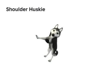 R0BLOX Toy Code - Shoulder Huskie | Series 4 Sent Via eBay Chat