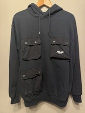 Palace London Skateboard Black C-Pocket Hood Men Size Medium Excellent Condition