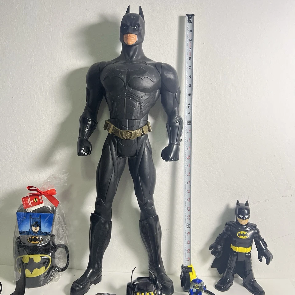 Lot Of 9 DC Collectibles Batman And Robin Assorted Toys Batman 31” - Image 3 of 4