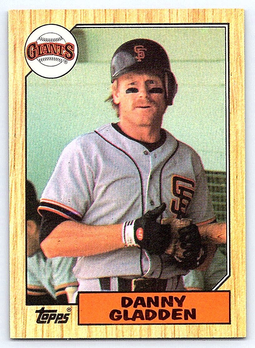 1987 Topps - # 46 - Danny Gladden - San Francisco Giants