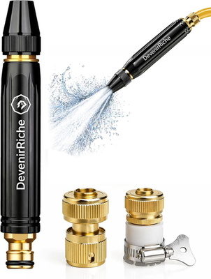 #ad Home High Pressure Car Wash Water Gun with Booster Nozzle and Hose Metal 3 Adju $24.64