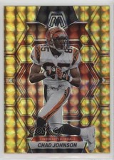 2023 Panini Mosaic Reactive Yellow Mosaic Prizm Chad Johnson #47 1wv