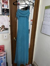 Long Turquoise Prom Dress