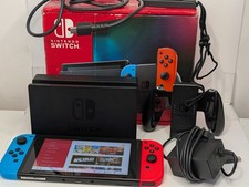 Nintendo Switch V2 Console Boxed - With Dock & Charger & Accessories