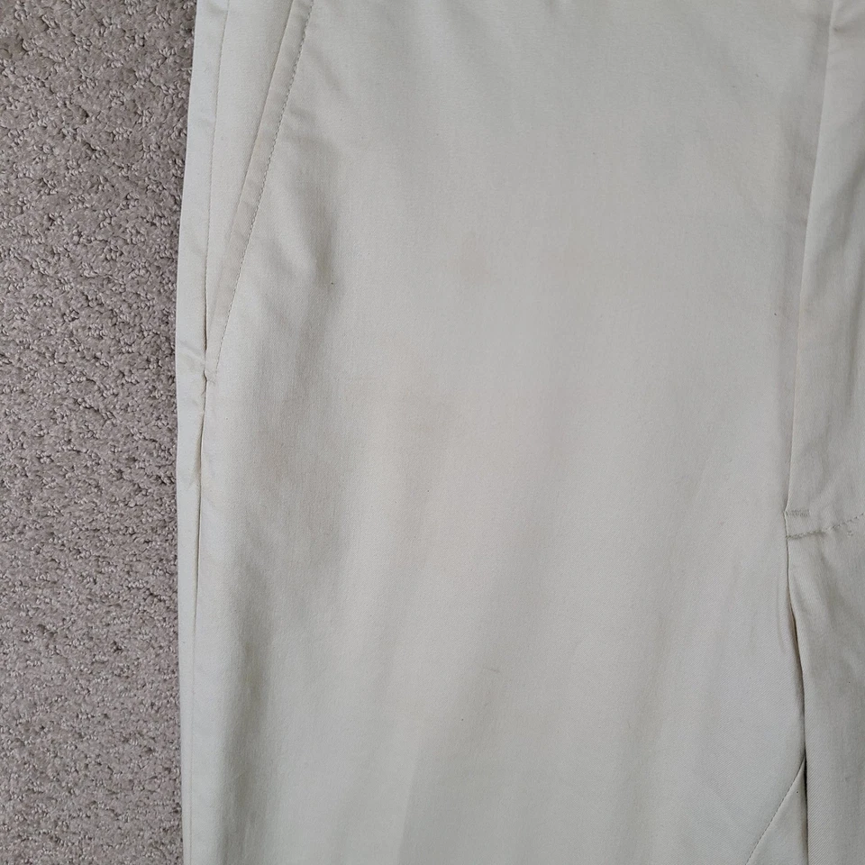 Pantalones Polo Golf Ralph Lauren Para Hombre 30x30 Beige Algodón Sarga Calce Clásico Elastizados Foto 3 de 4