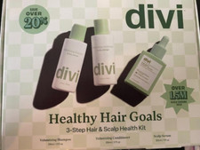Divi Healthy Hair Goals 3-Step Hair & Scalp Health Kit ~ New In Box MSRP $54