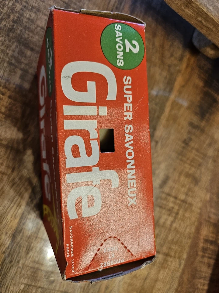 Boite De 2 savons La Girafe année 1960 - Photo 2/4