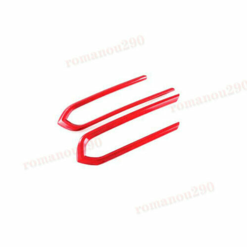 2X For Toyota Sienna 2021-2022 ABS Red Front Fog Lights Lights Strip Cover Trim - Picture 5 of 5