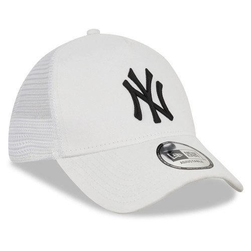 Cappello da camionista Essential AF di New Era da uomo ~ New York Yankees bianco - Foto 3 di 4