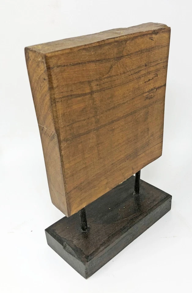 Placa de panel de madera antigua tallada fina sobre soporte original antigua fina tallada a mano Foto 4 de 4