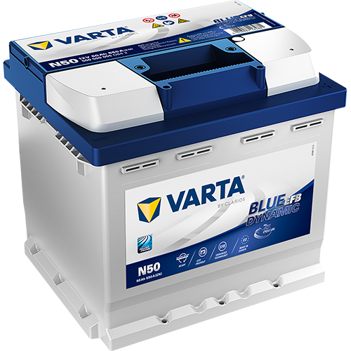 Batteria Avviamento Varta 550500055D842 Blue Dynamic Efb per Audi Citroën Fiat